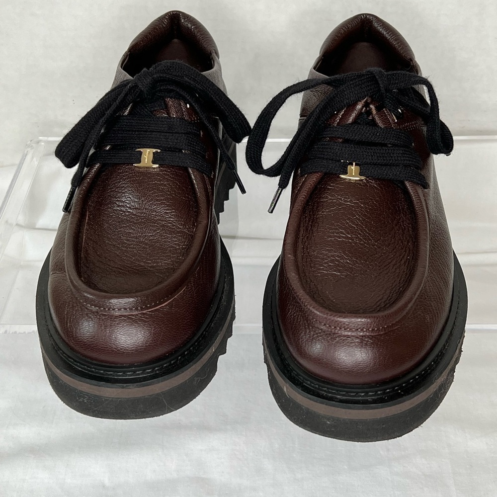 Salvatore Ferragamo Europilo Derby in Ganache Brown, Women’s US 9.5 - Picture 3 of 13
